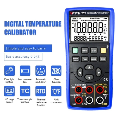 Calibratore RTD Termocoppia multifunzione Calibratore di processo Calibratore di temperatura Tc e calibratore RTD