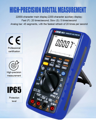 VICTOR 98C+ Multimetro digitale wireless 22000 conteggi visualizza il multimetro autonomico