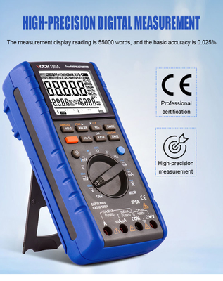 VICTOR189A 0,025% Precisione 55000 Conti VICTOR Multimetro digitale 1000V Protezione dei fusibili