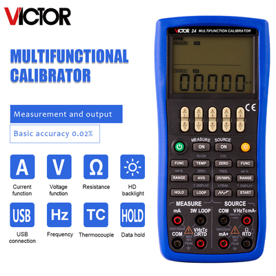 VICTOR 24 Calibratore di processo multifunzione portatile