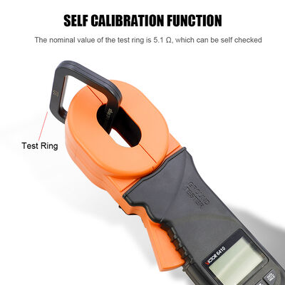tipo tester 30A 1300Ω 32mm del morsetto di CC 6V di resistenza di terra di Digital